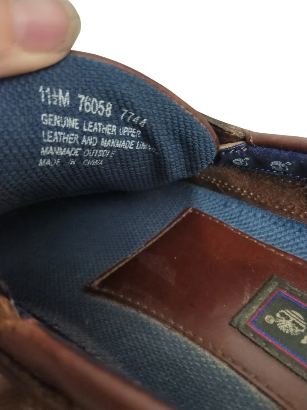 Timberland 11.5 Brown Leather 3-Eye Lug Boat Shoes Rubber Lug Sole Coastal Dad